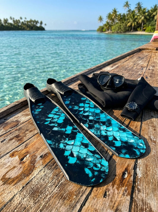 Qyren | Turquoise Scales - Matte Fin Skin